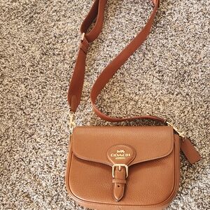 Coach Brown Leather Crossbody Bag